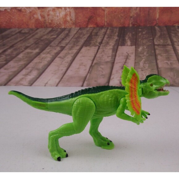 Adventure Force Mini Mighty Megasaur Dilophosaurs Green Action Figure - Picture 4 of 5